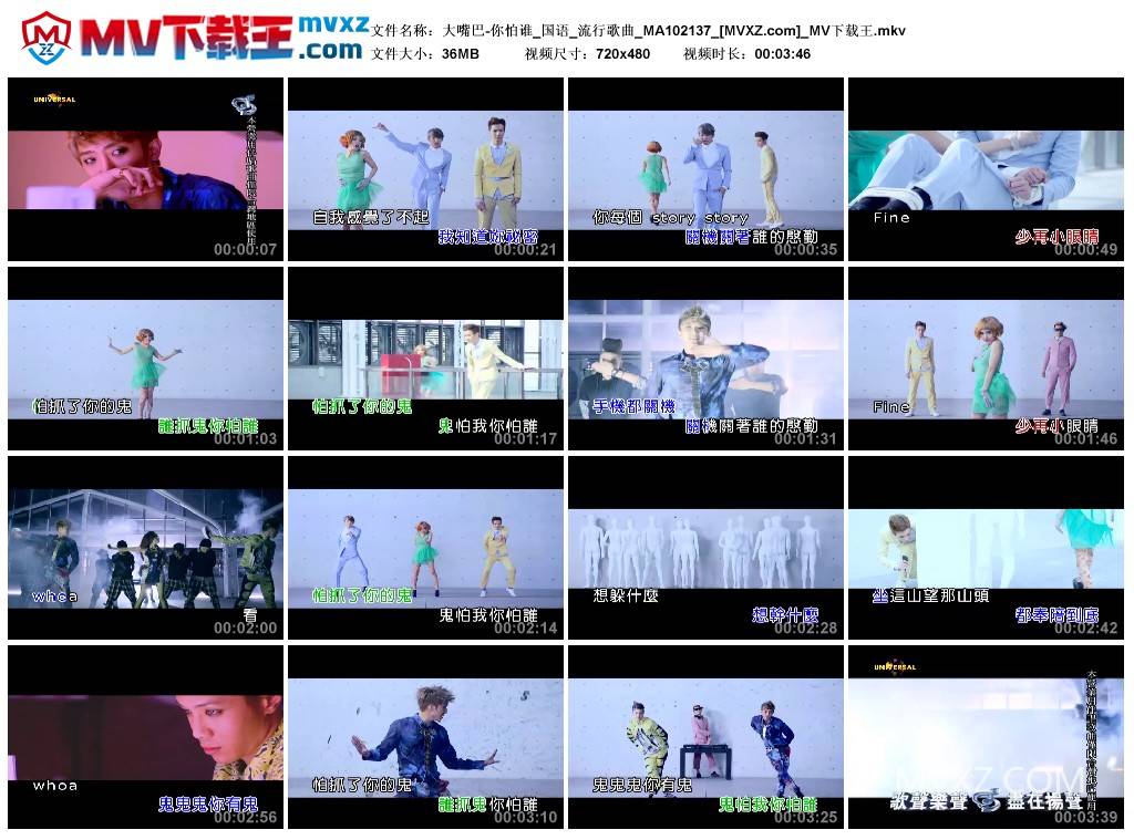 大嘴巴-你怕谁_国语_流行歌曲_MA102137